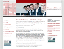 Tablet Screenshot of fliehmann-und-partner.de